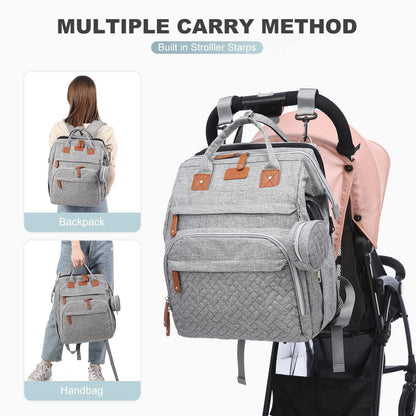 Wickeltaschen-Rucksack mit Wickelstation
