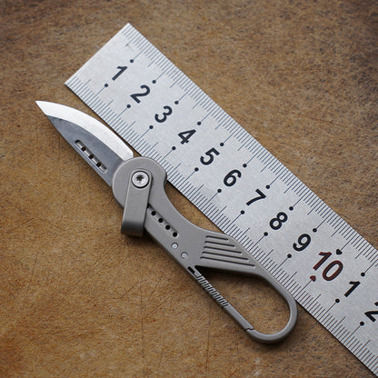 TYIIPLUS™ Schlüsselanhänger-Messer aus Titanlegierung