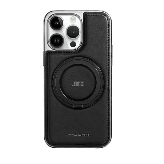 Magnetische Leder-Telefonhülle Mit Drehbarem Stände