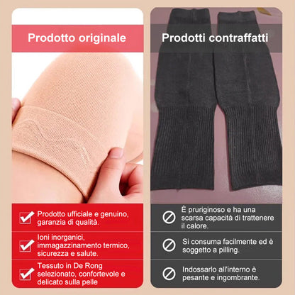 Bequeme und thermisch elastische lange Knieschoner