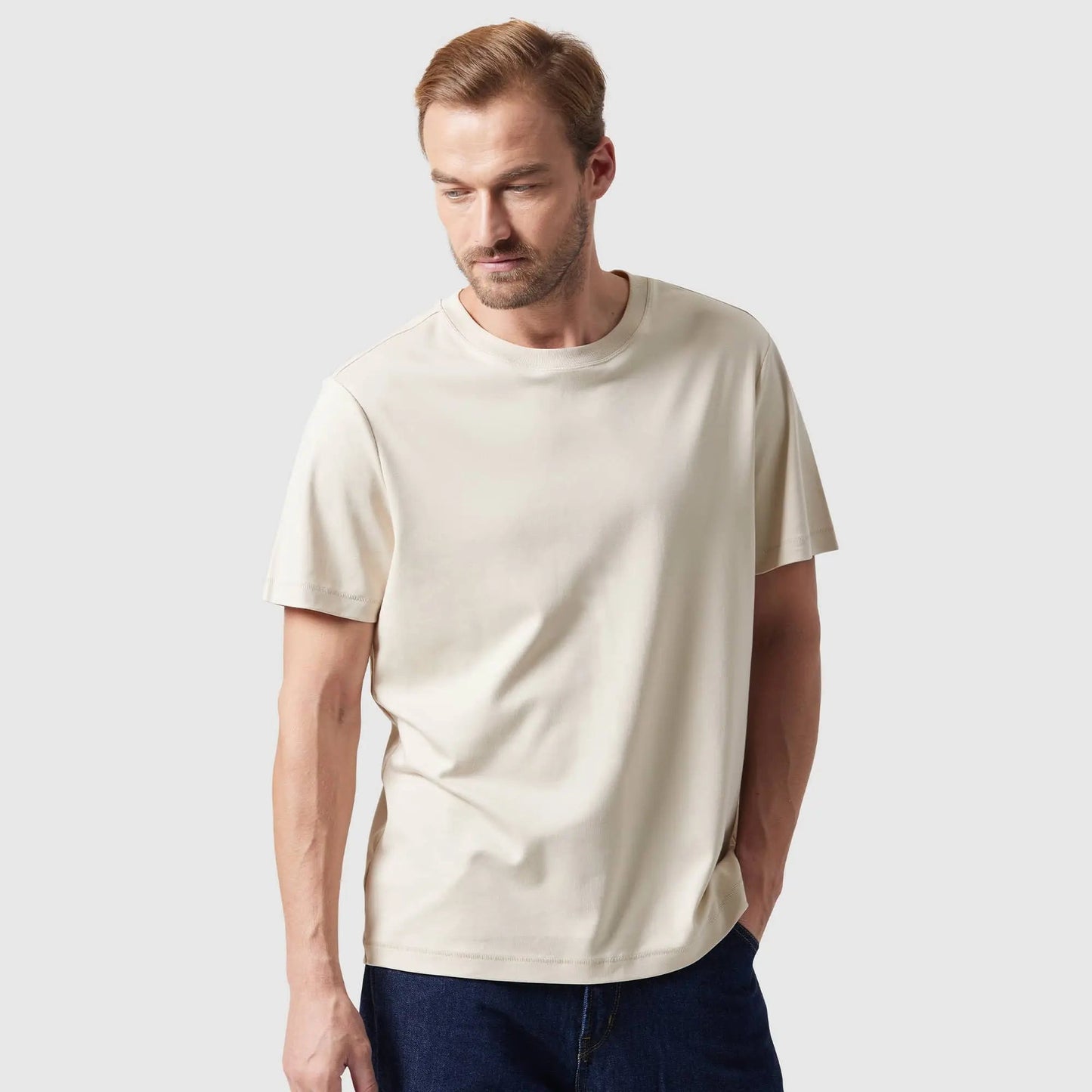Ice Silk Herren Kurzarm-T-Shirt
