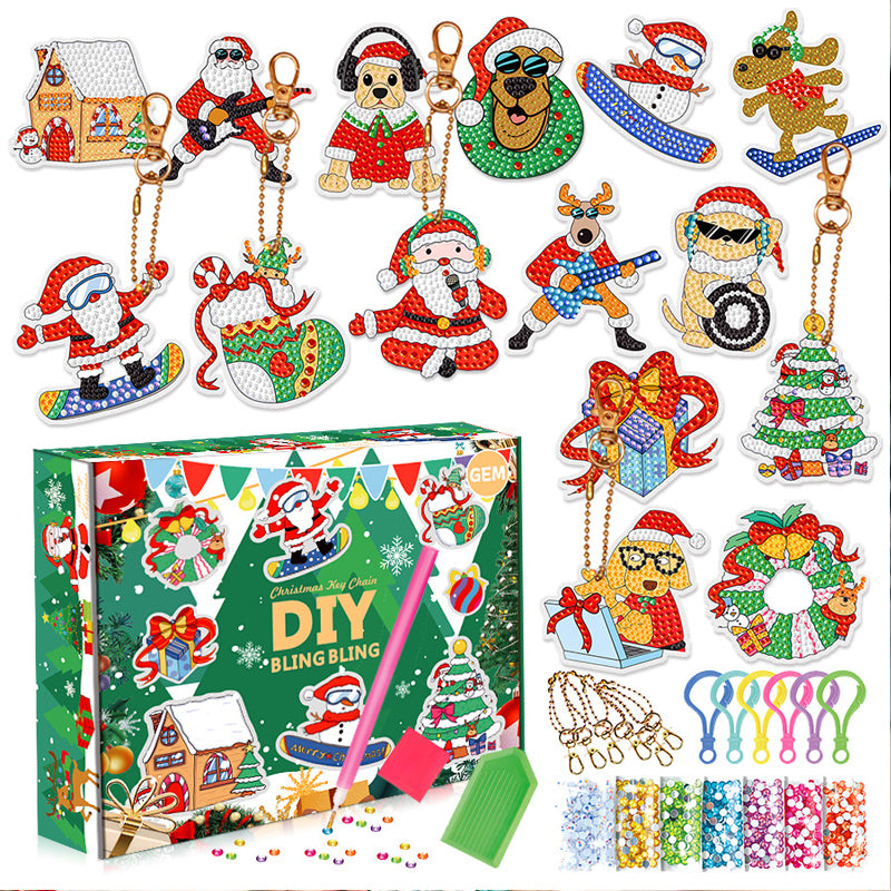 Design Weihnachts-Diamant-Malerei-Aufkleber-Set