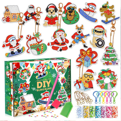 Design Weihnachts-Diamant-Malerei-Aufkleber-Set