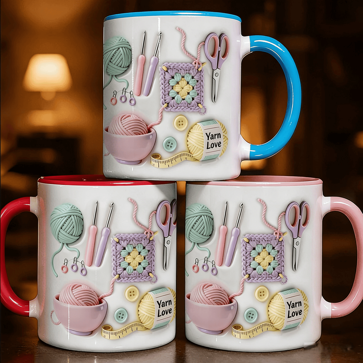 💥Letzter Tag mit 50 % Rabatt!!🏆Blitzverkauf⚡ Über 50.000 verkauft! Fast ausverkauft💥„Yarn Love“-Tasse, ein Geschenk für Handarbeitsbegeisterte und kreative Köpfe