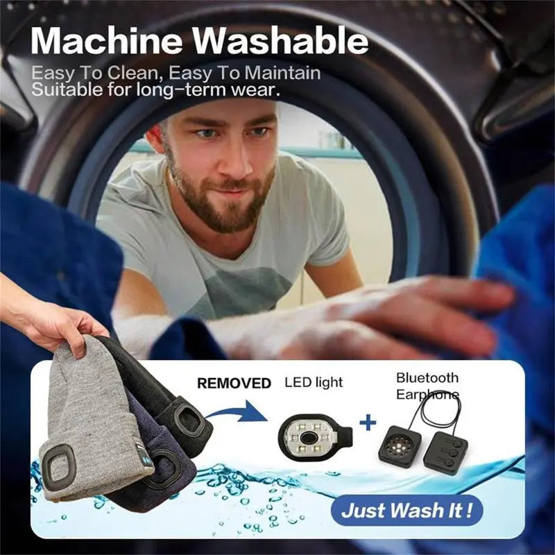 🎄Weihnachts-Sonderangebot: 49 % Rabatt auf die LED-Bluetooth-Mütze