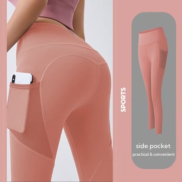 🎁Letzter Tag: 49 % Rabatt!🔥Hochgeschnittene Leggings mit Bauchkontrolle und Figurformung für Workouts