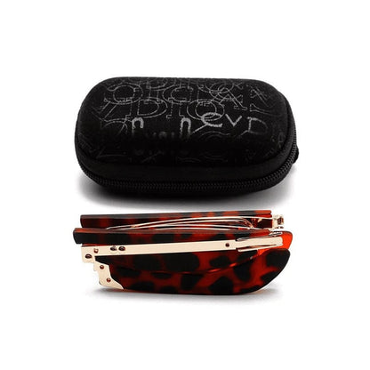 (🎁Letzter Tag 49 % Rabatt)👓Klappbare Lesebrille mit Blaulichtfilter und Etu