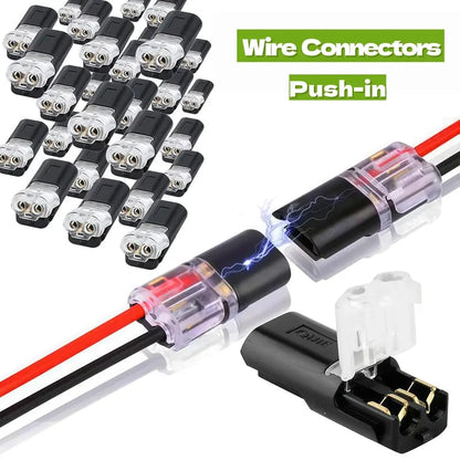 Doppeldraht-Steckverbinder Led-Lichtleisten-Steckverbinder 2 Pi