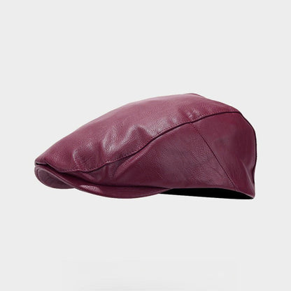 Zeitlos klassischer Stil Luxuriös weiche Lederkappe