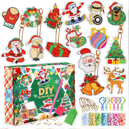 Design Weihnachts-Diamant-Malerei-Aufkleber-Set