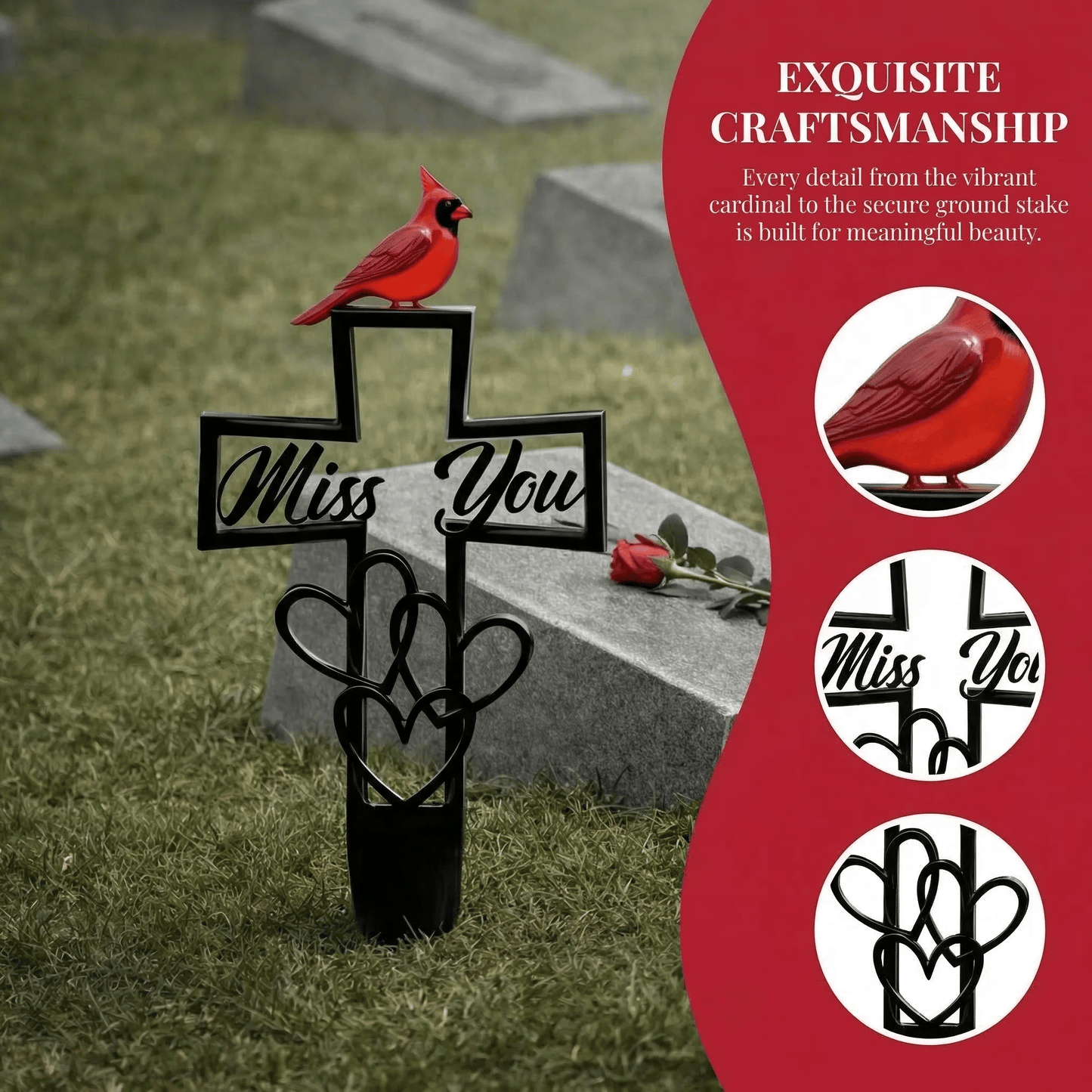 🐦LETZTER TAG DES SONDERVERKAUFS –💖Gedenktafel aus Metall für den Friedhof zum Gedenken✝️