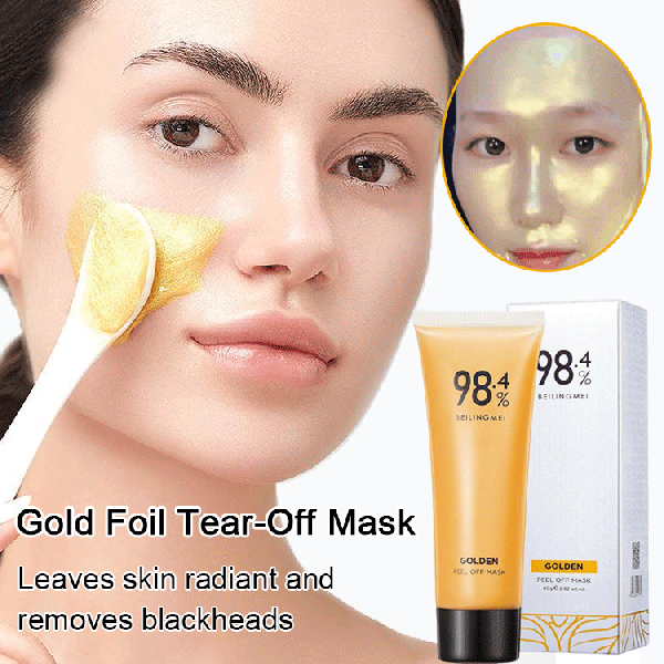 49 % RABATT🔥 – Goldfolien-Peel-Off-Maske