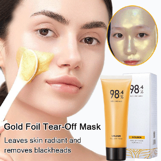 49 % RABATT🔥 – Goldfolien-Peel-Off-Maske