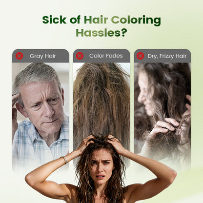 ✨2025 Sonderangebot✨ Sanfte, pflanzliche Schnellhaarfarbe