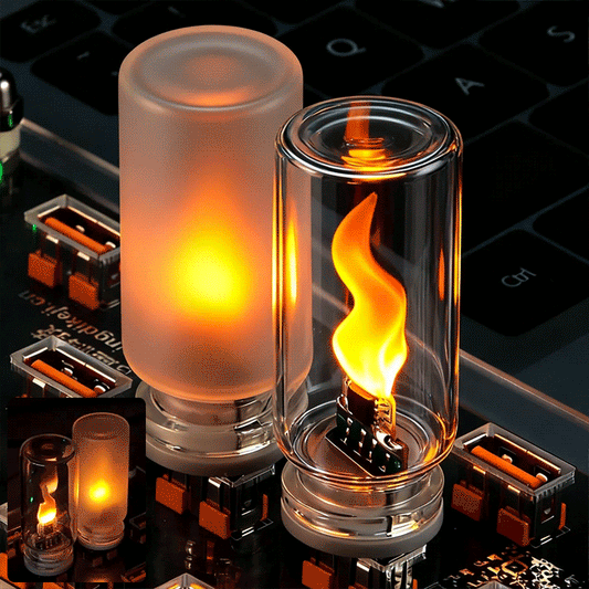 🔥USB-Lampe mit realistischer Flamme