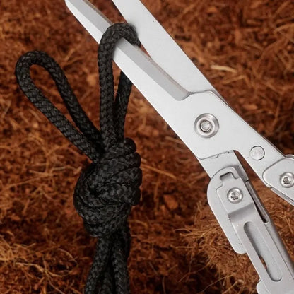 ✂️ 2-in-1 Faltbare EDC-Schere mit integriertem Lineal