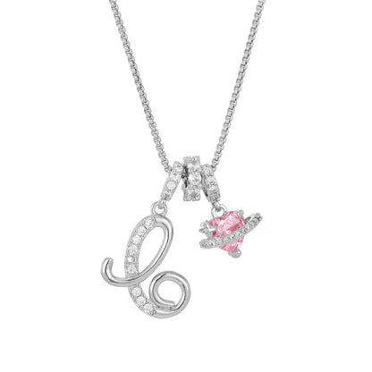 💖Letzter Tag 50 % Rabatt✨3-lagige Anhänger-Halsketten mit Initialen A-Z