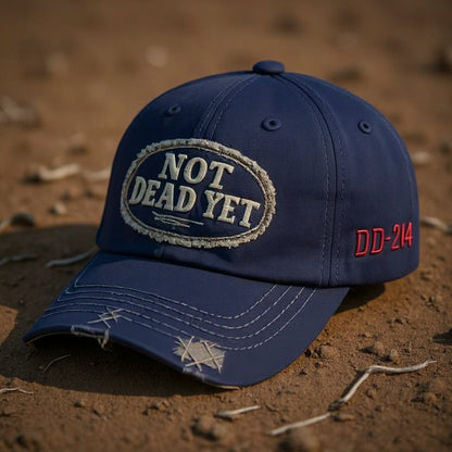 NOT DEAD YET – Vintage gewaschene Baseballkapp