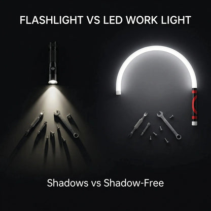 ⭐⭐Biegbarer LED-Taschenlampenstab