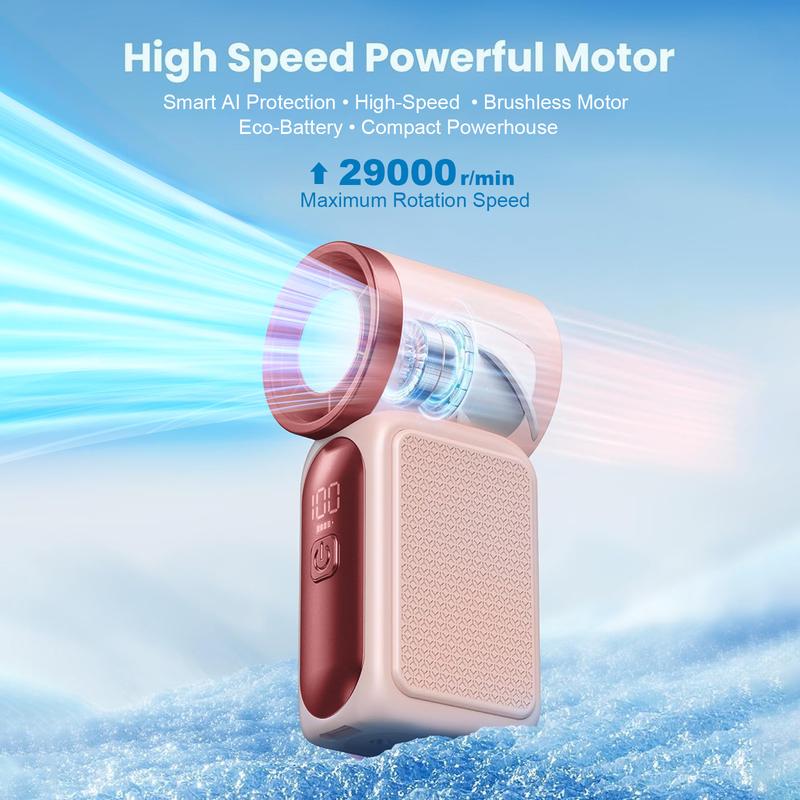 💨Tragbarer, langlebiger und praktischer kleiner Ventilator mit hoher Drehzahl❄️