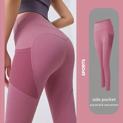 🎁Letzter Tag: 49 % Rabatt!🔥Hochgeschnittene Leggings mit Bauchkontrolle und Figurformung für Workouts