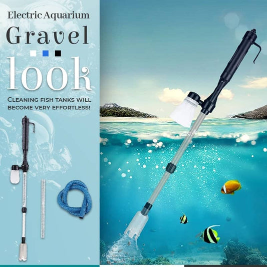 🔥Zeitlich begrenzt: 50 % Rabatt🔥 Elektrischer Aquarien-Kiesreiniger