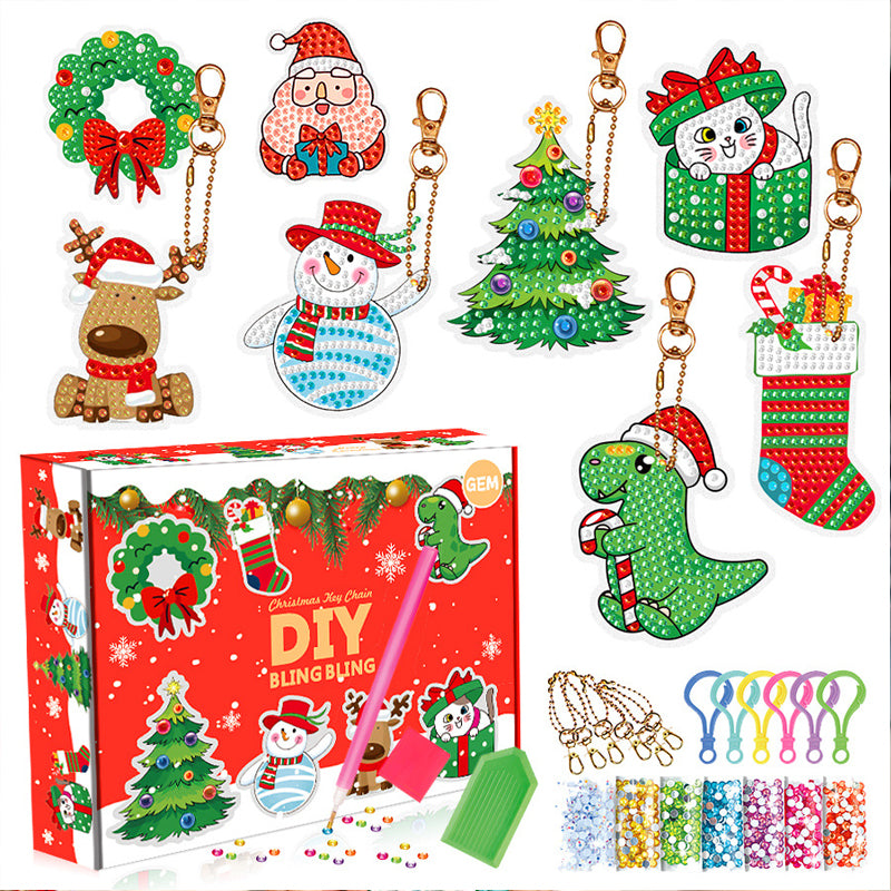 Design Weihnachts-Diamant-Malerei-Aufkleber-Set