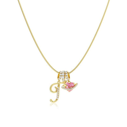 💖Letzter Tag 50 % Rabatt✨3-lagige Anhänger-Halsketten mit Initialen A-Z