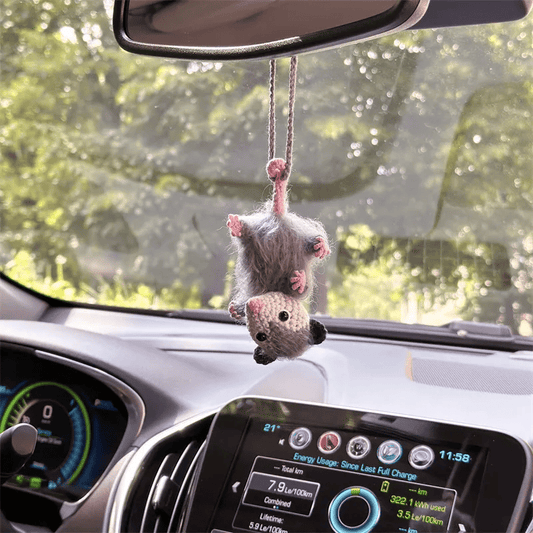 🔥 LETZTER TAG 49 % RABATT – Possum-Autoanhänger (100 % handgestrickt