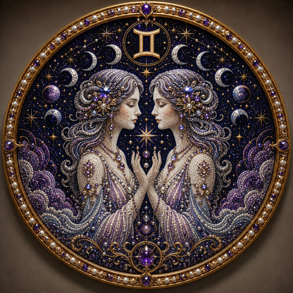 🔥 Maak Je Eigen Hemelse Meesterwerk — 12 Sterrenbeelden Parelkunst DIY Kit ♈🌙