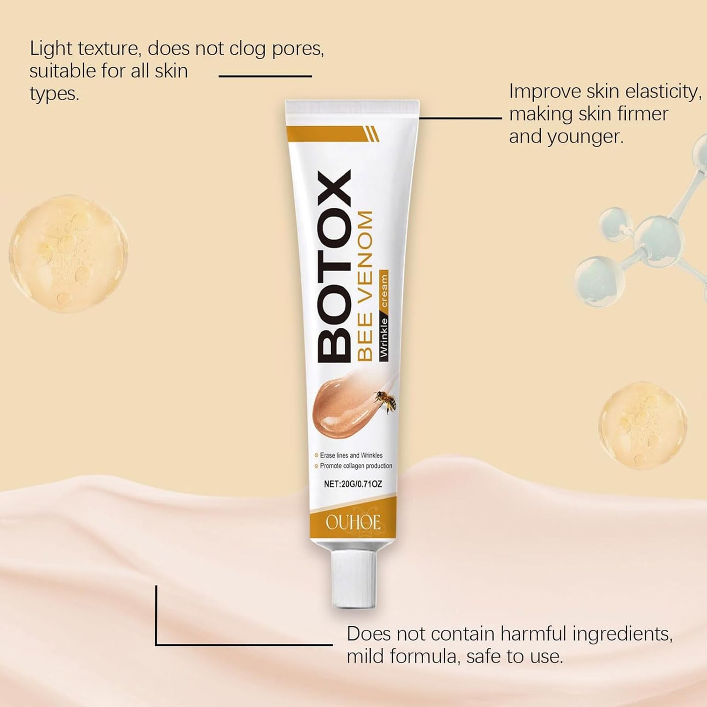 👨‍⚕️ Hergestellt und versandt von US✅ Botox Bienengift Faltenentfernungscreme- LAST DAY 50% OFF