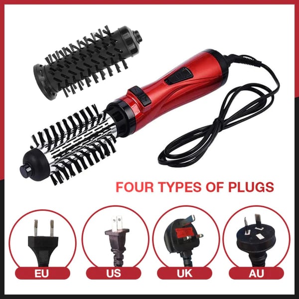 3-in-1-Heißluftstyler und rotierender Haartrockner für trockenes Haar, lockiges Haar, glattes Haar