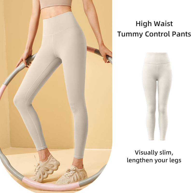 🎁Letzter Tag: 49 % Rabatt!🔥Hochgeschnittene Leggings mit Bauchkontrolle und Figurformung für Workouts