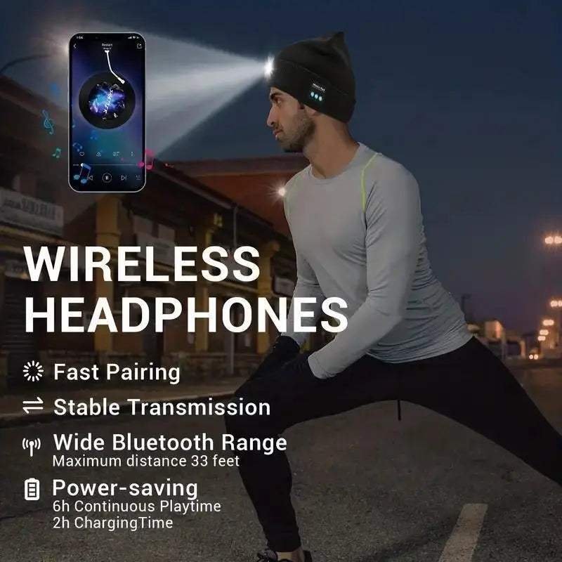 🎄Weihnachts-Sonderangebot: 49 % Rabatt auf die LED-Bluetooth-Mütze