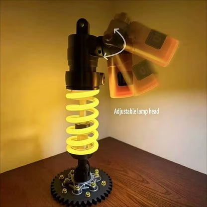 🎁Vatertags-Sonderangebot🔥Inspirierte Stoßdämpfer-Lampe – Verstellbare LED-Leuchte für Gamer und Autoliebhaber (⏰Kostenloser Versand