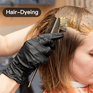 100/50 Stück schwarze Nitril-Einweghandschuhe