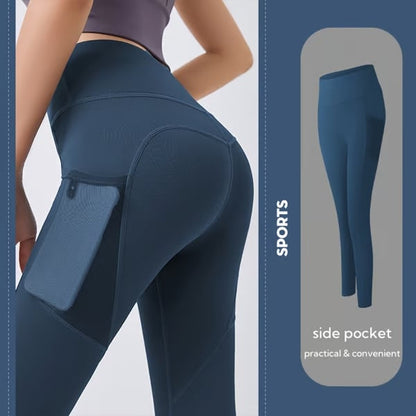 🎁Letzter Tag: 49 % Rabatt!🔥Hochgeschnittene Leggings mit Bauchkontrolle und Figurformung für Workouts