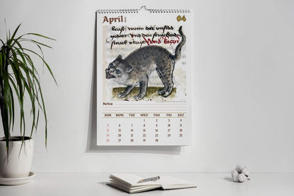 Wandkalender „Seltsame Katzen in der Renaissance 2026“