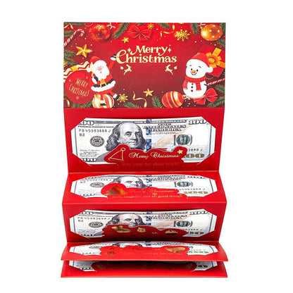 🎄 Weihnachtsgeldumschlag mit Geldklammer