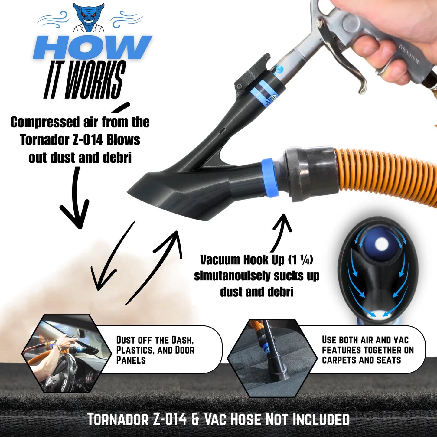 Air+Vac Autopflegezubehör