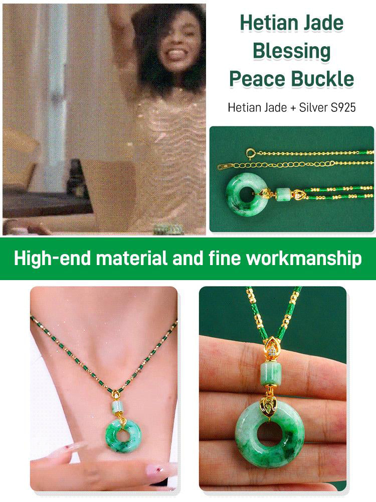 Hetian Jade Gebet Frieden Schnall