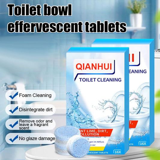 🔥Köp 1 få 1 gratis - 🍋Toilettenreiniger-Tabletten mit Zitronenduft/Toilettenreiniger-Tabletten