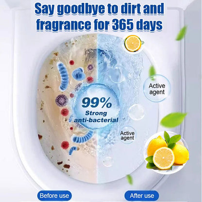 🔥Köp 1 få 1 gratis - 🍋Toilettenreiniger-Tabletten mit Zitronenduft/Toilettenreiniger-Tabletten