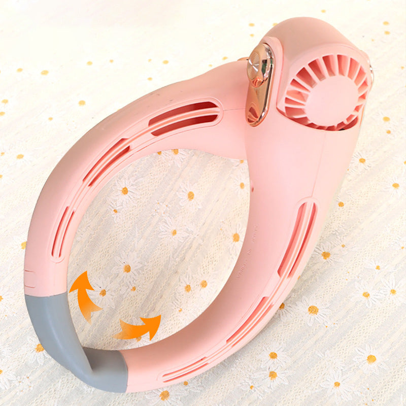 🥳2026 GROSSER AUSVERKAUF🥳💞Über 50.000 verkauft!🍃💨 50 % RABATT! Halsventilator mit Klimaanlage – extrem leise, um 360° drehbar, 3 Geschwindigkeitsstufen. Freihändige Kühlung, lange Akkulaufzeit. Ein Must-Have für den Sommer! 😎🌬️