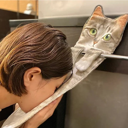 ✨😺Niedliches Katzenhandtuch🐾