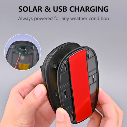 ⏳Zeitlich begrenztes Sonderangebot⏰Wasserdichte Solar-Dachleuchte für das Auto mit Fernbedienun