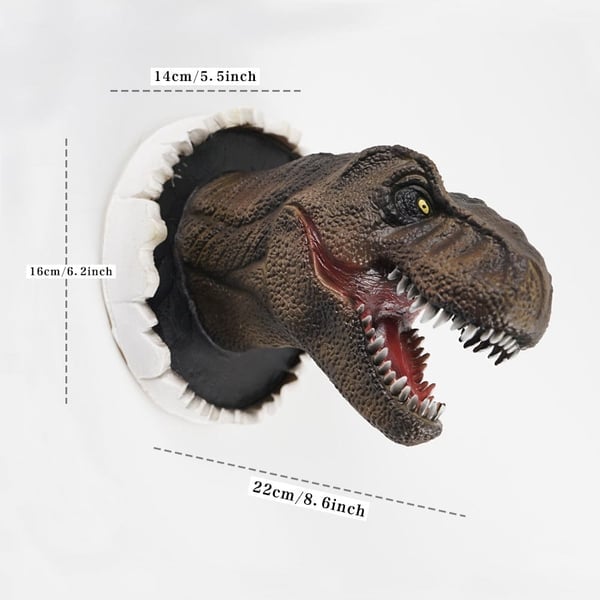 🎉3D-Wanddekoration mit Dinosaurier