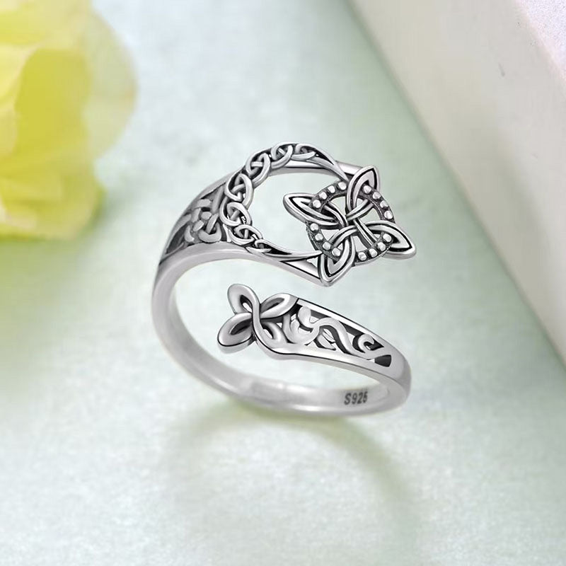 Keltischer Trinitätsring – Vintage Ring im mystischen Stil 🔮