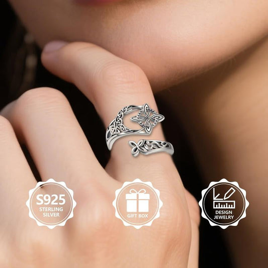 Keltischer Trinitätsring – Vintage Ring im mystischen Stil 🔮