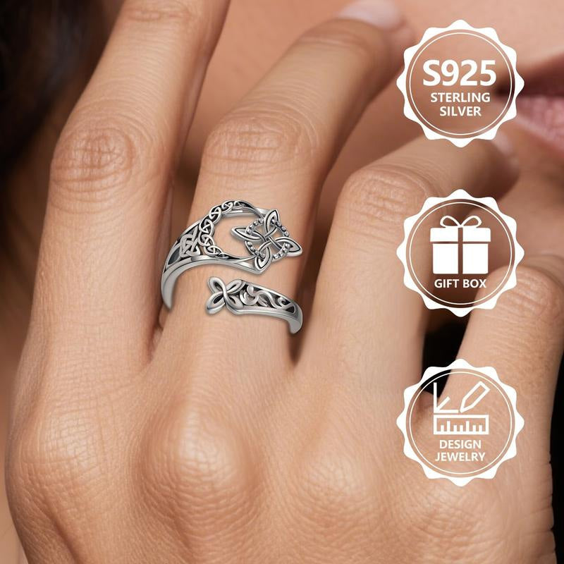 Keltischer Trinitätsring – Vintage Ring im mystischen Stil 🔮